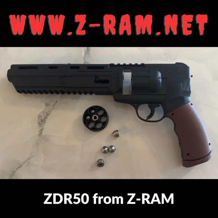 Z-RAM CUSTOM BLACK ZDR50 KOMPLETNY ZESTAW DLA HDR50 (34 DŻULY 12G CO2), zdjęcie 2 z 9