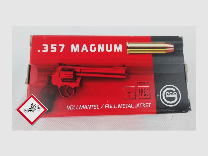 Geco Revolverpatrone .357 Mag VM 158 grs