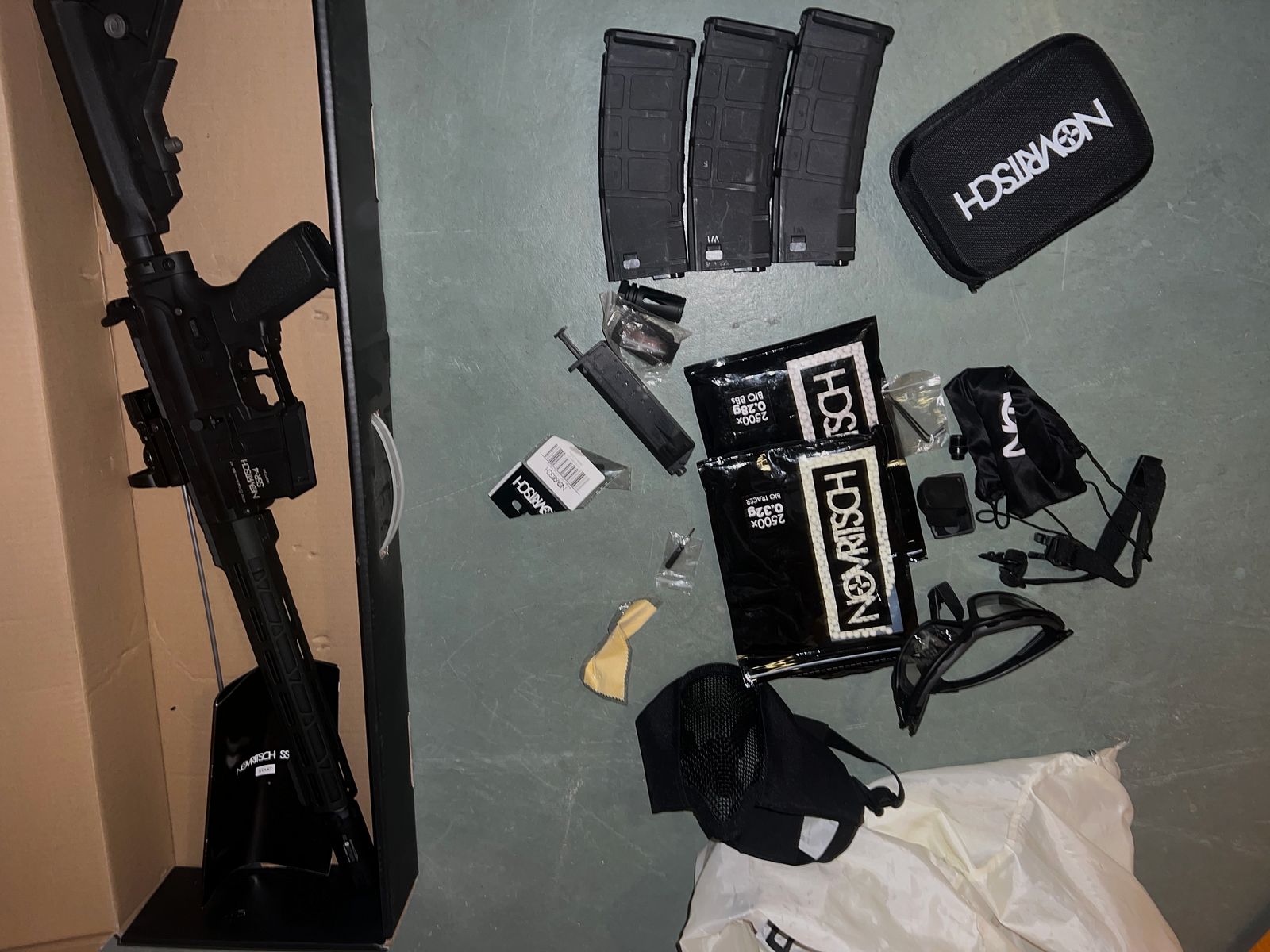 Novritsch SSR-4 karabin airsoft + wyposażenie