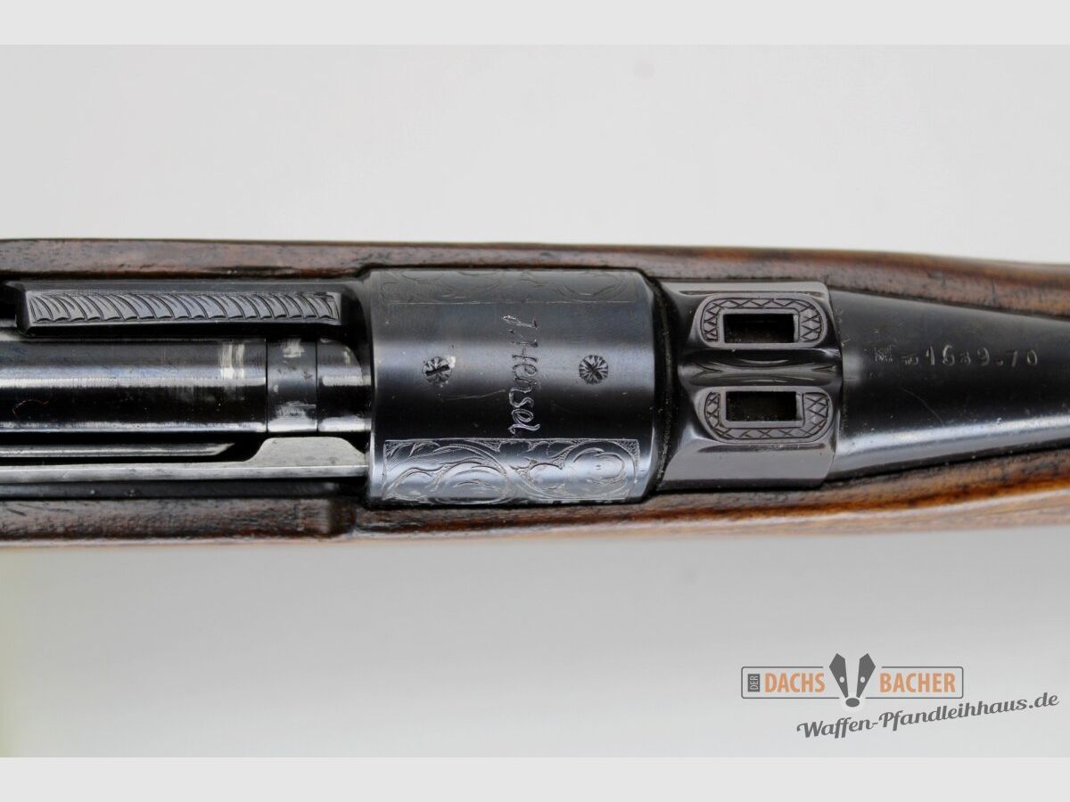 Rep. carabine J. Hensel Rothenburger Waffeneck cal. 7x64 98er conversion de chasse avec gâchette, image 8 sur 9