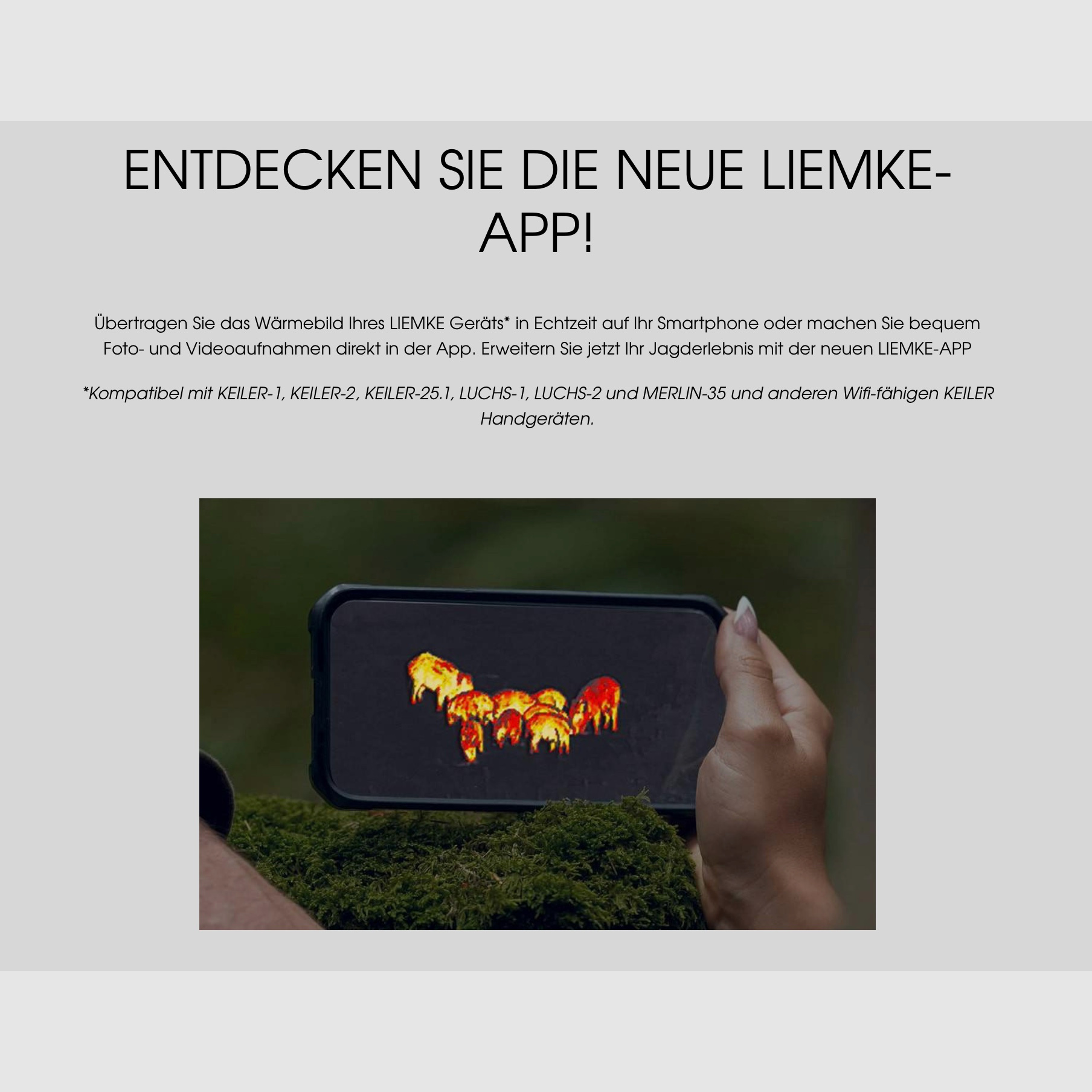 LIEMKE KEILER 25.1 Wärmebildhandgerät 12 μm 1.250 m