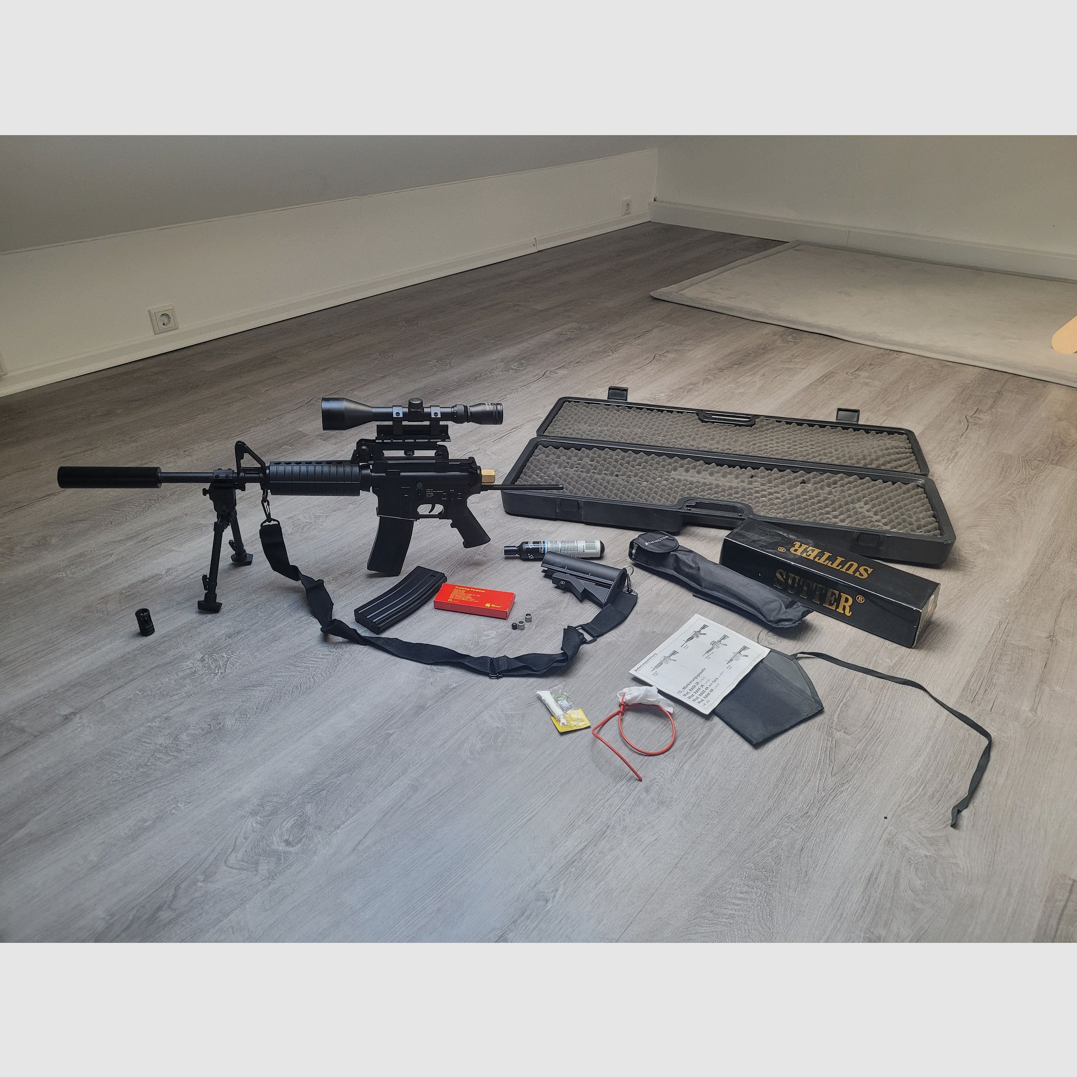 M4 RAM with plenty of accessories