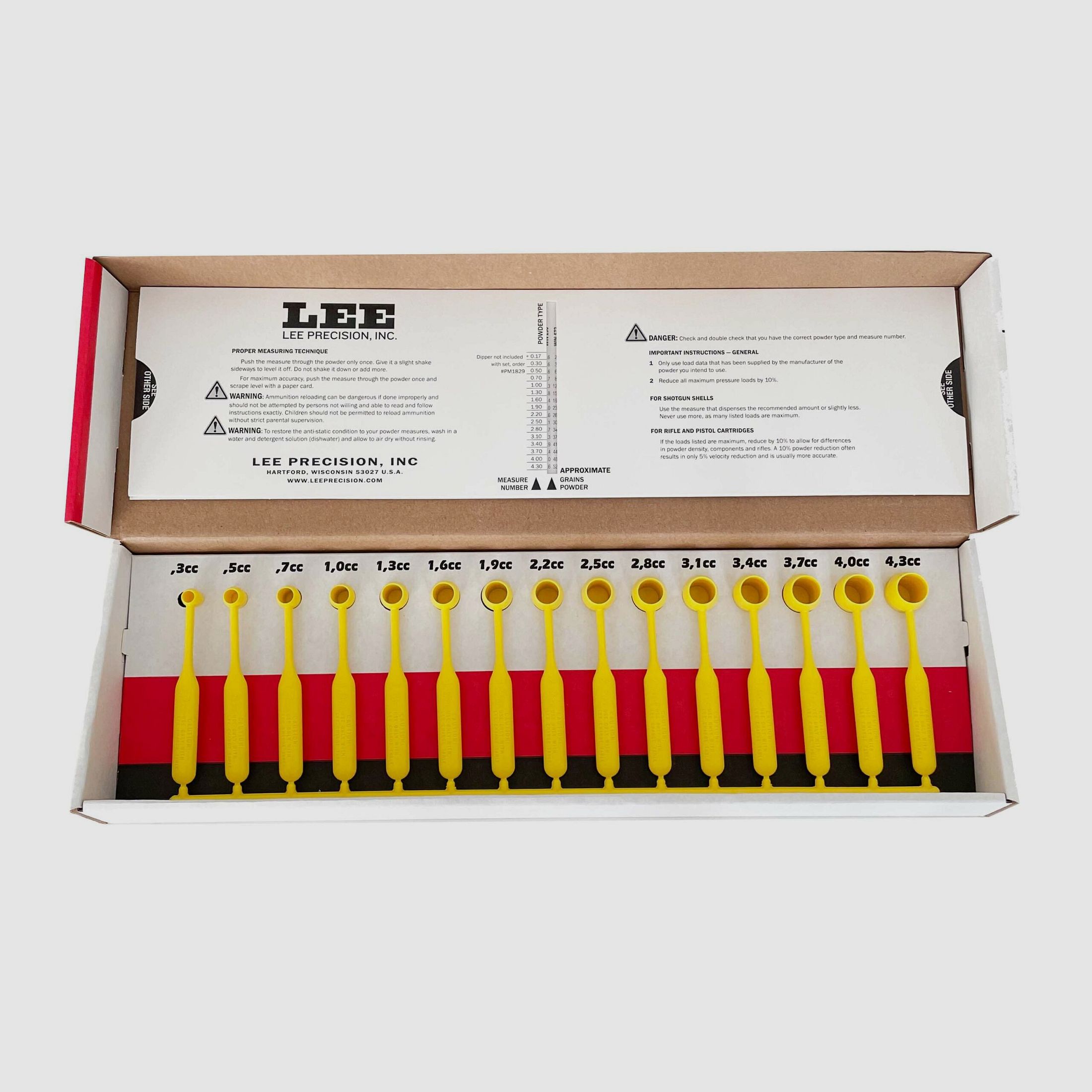 LEE Pulvermaß Kit Schöpflöffel