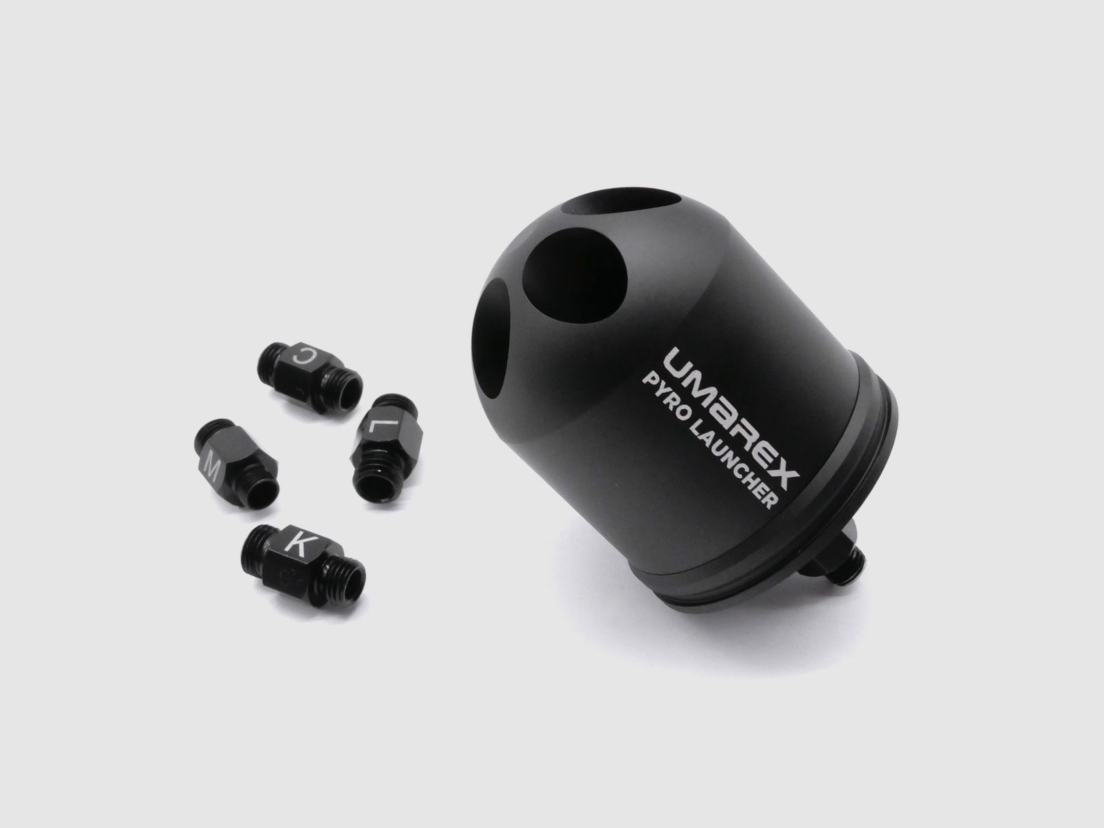 UMAREX 3.3057 Pyro Launcher for blank-firing guns Black Edition incl. 5 adapters