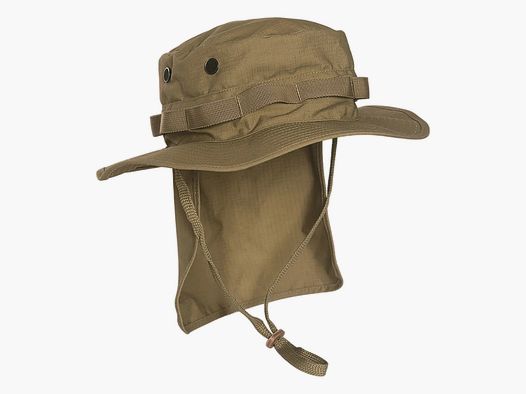 Teesar Teesar Britischer Boonie Ripstop mit Neckflap coyote