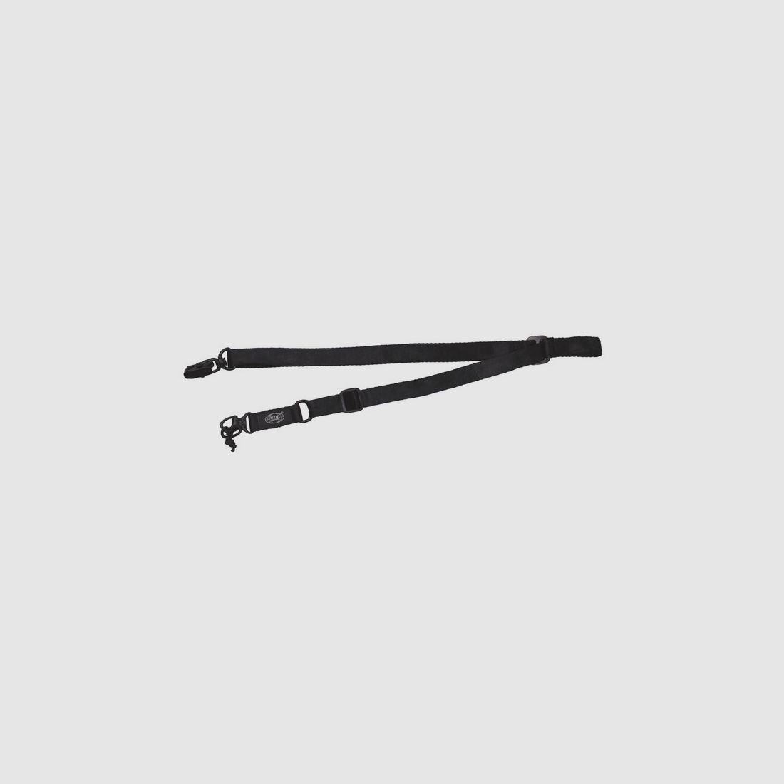 Gewehrriemen Schwarz Nylon m. Karabiner und Clipverschluss - Gewehrgurt Waffenriemen