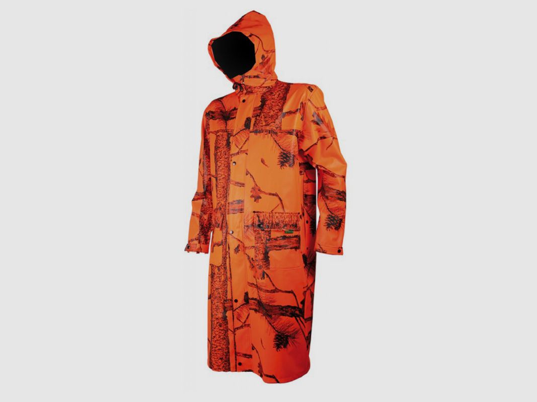 LANGE JACKE TREELAND CAMOUFLAGE ORANGE