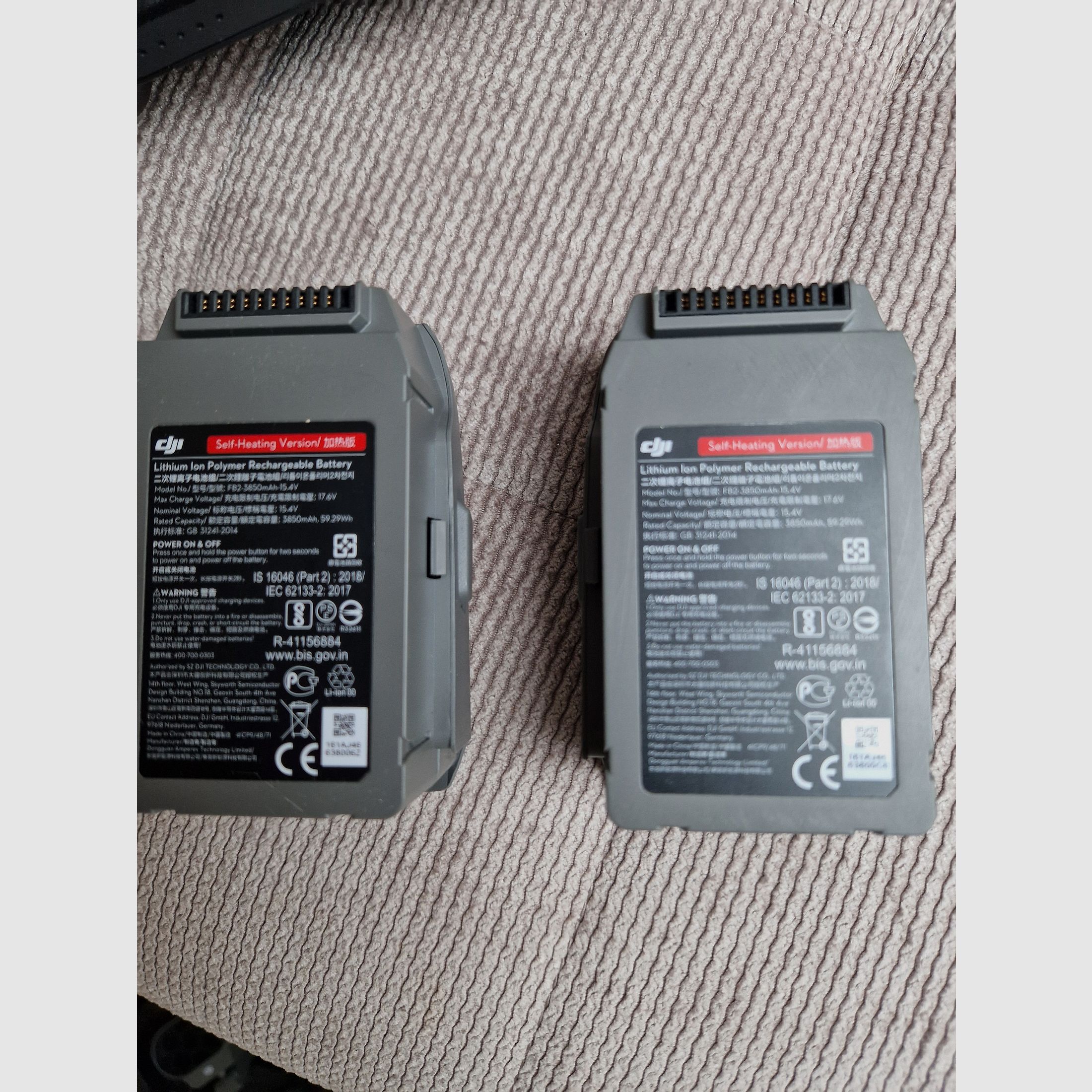 NUOVO DJI Mavic 2 Enterprise Advanced termografia 640 tempo di volo totale del dispositivo due ore entrambe le batterie hanno solo 4 cicli di carica.