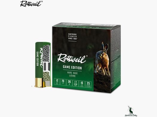 Rottweil Munitionen Game Edition Hase Kal. 12 pb. 3