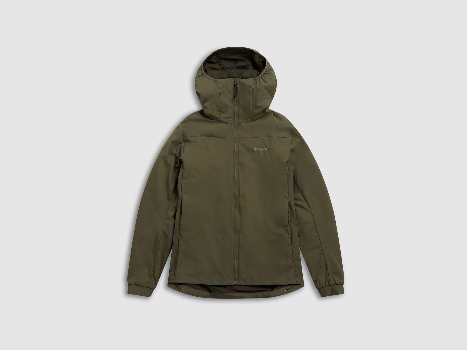 Bergans Holo Insulated Hood Jacke Herren Dark Green Mud M