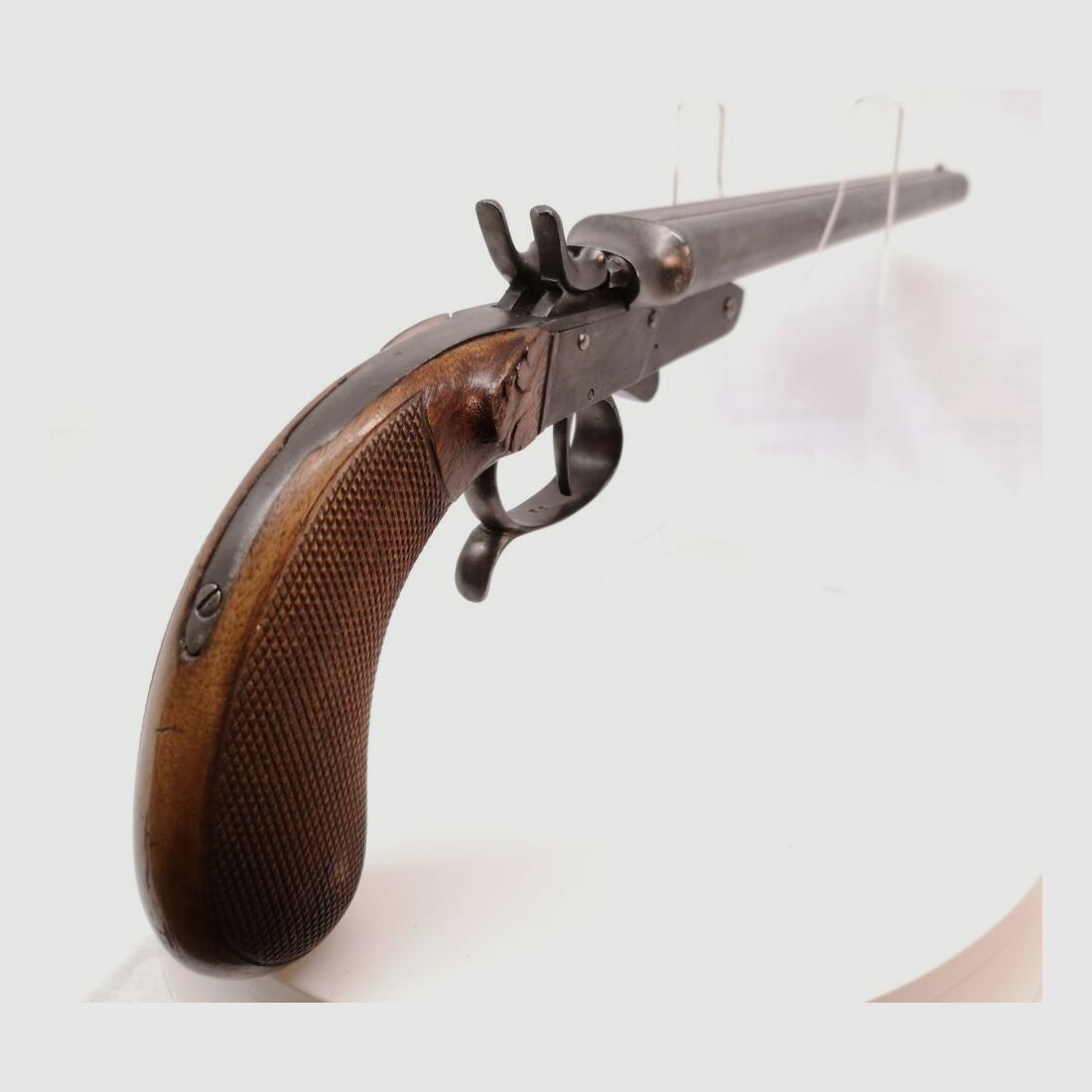 Belgijskie Tuck Away Mark 403, ekstremalnie rzadki, belgijski podwójny pistolet.