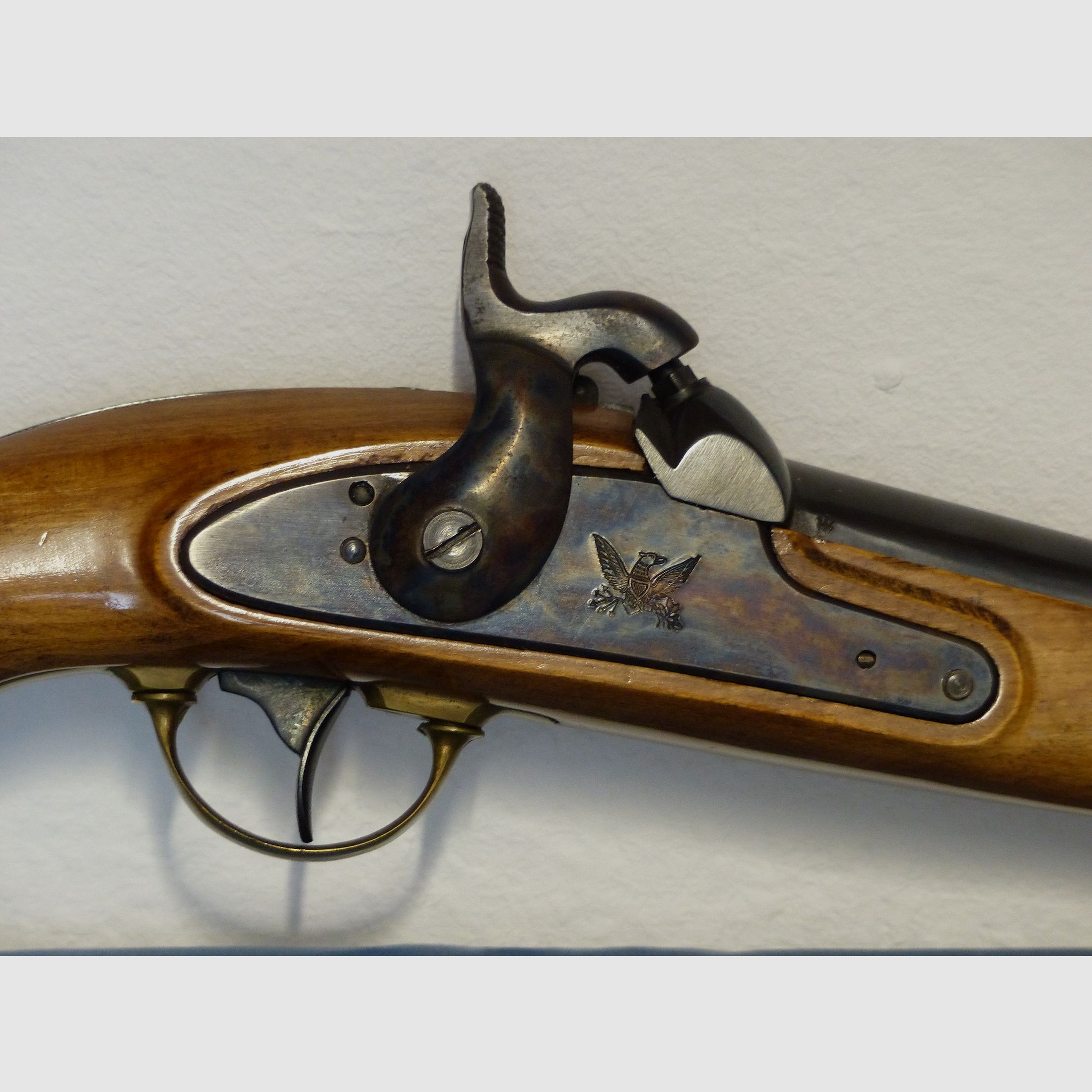 Navy Arms 1855 Dragoon Carbine Vorderlader Pistole mit Anschlagschaft von Antonio Zoli Cal. .45 vintage