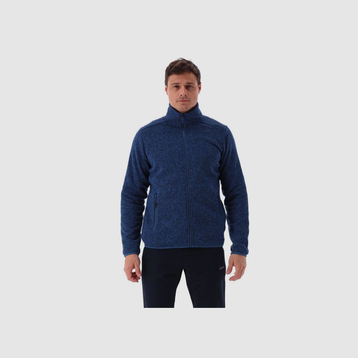 CMP Herren Knit-Tech-Fleece Schwarz