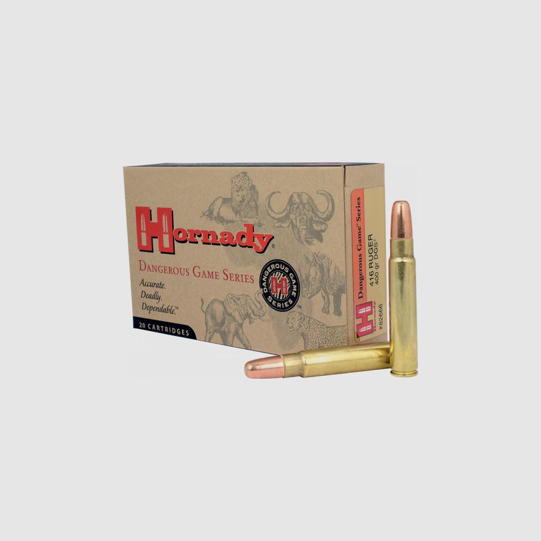 Hornady Dangerous Game .416 Ruger DGS 400 grs Büchsenpatronen