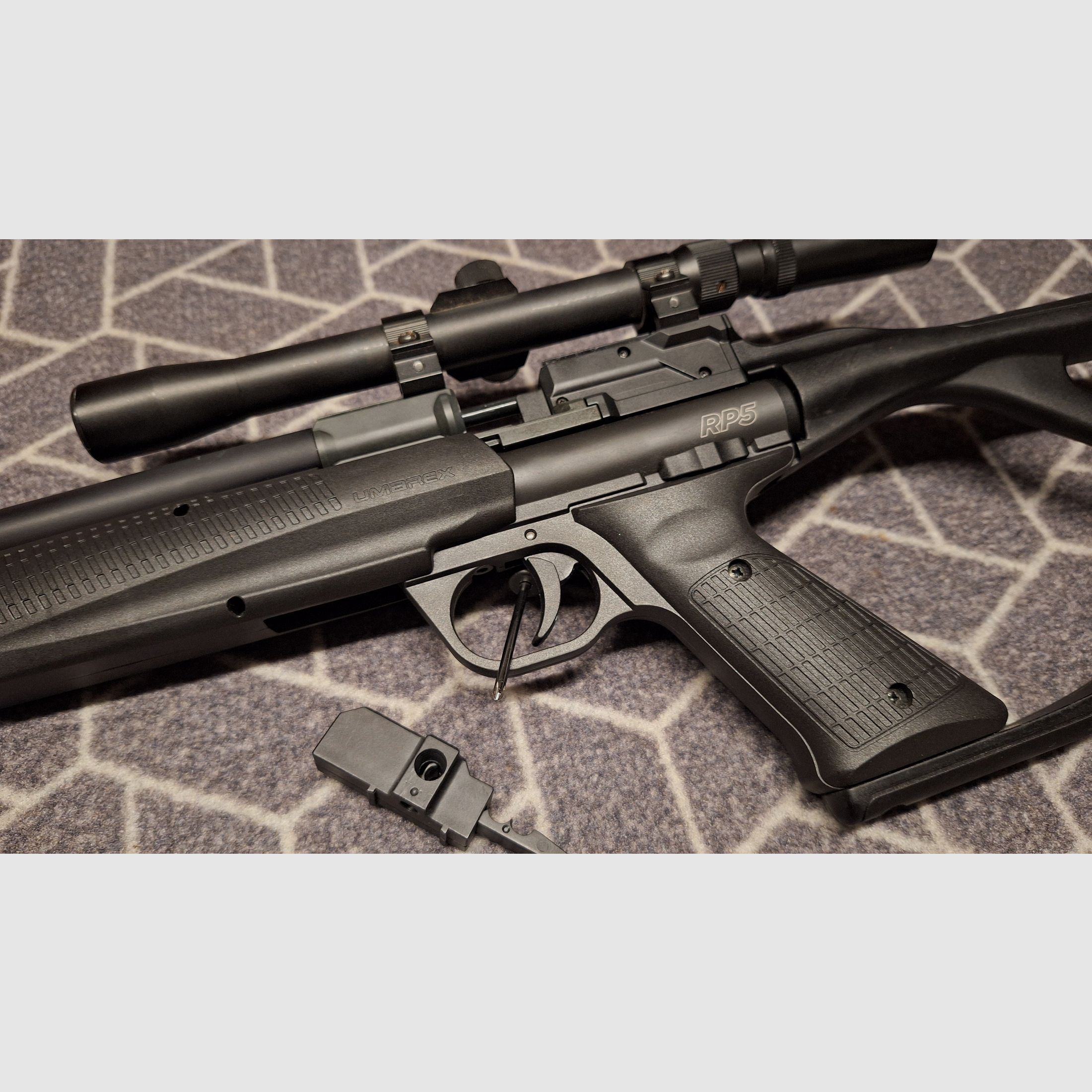 Umarex RP5 5,5 mm CO2 Pump Action Carbine Kit - zeldzaamheid!