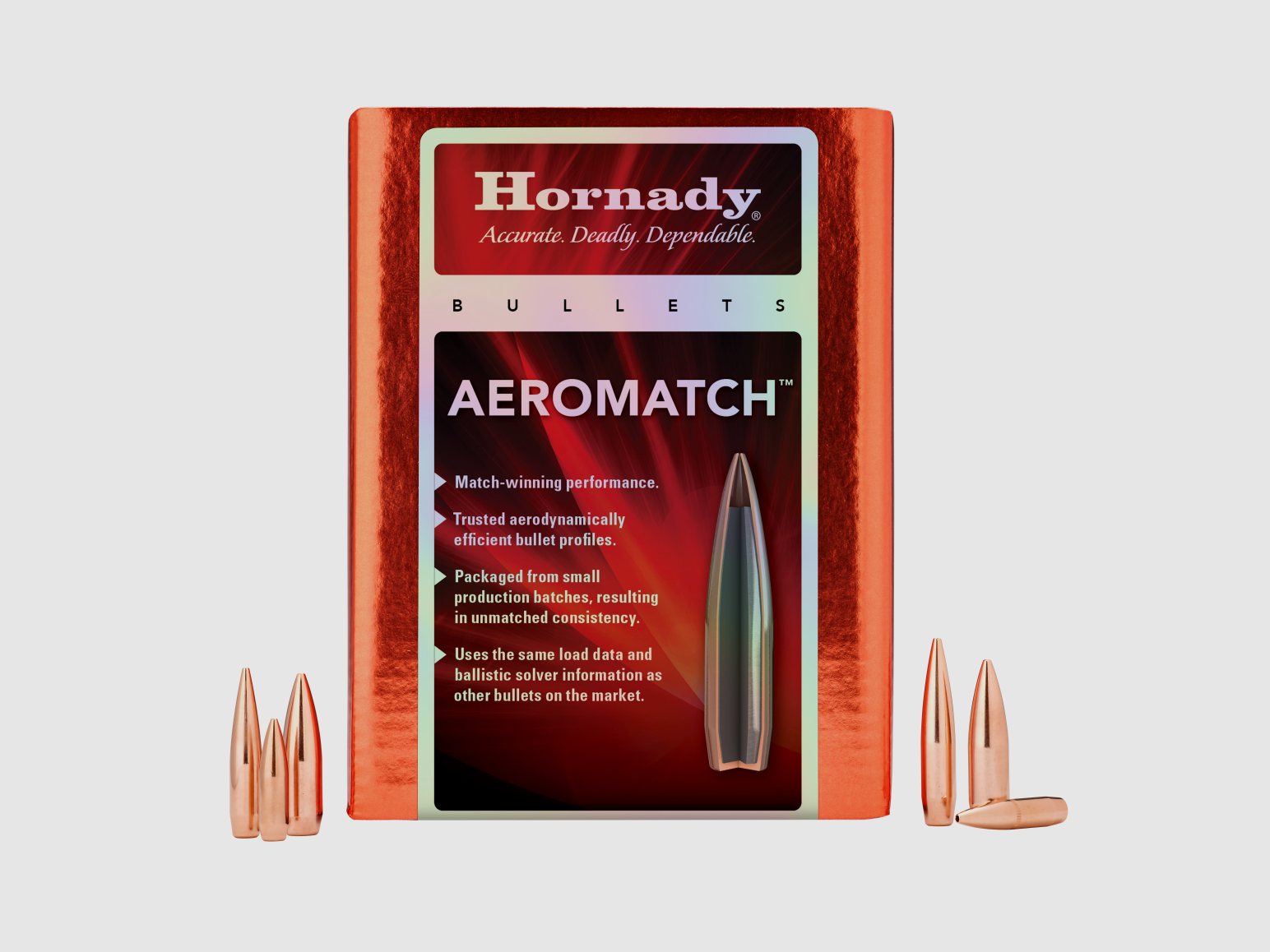 Hornady Geschoss 22 Cal .224 77gr HPBT W/C (1-9″) (500)