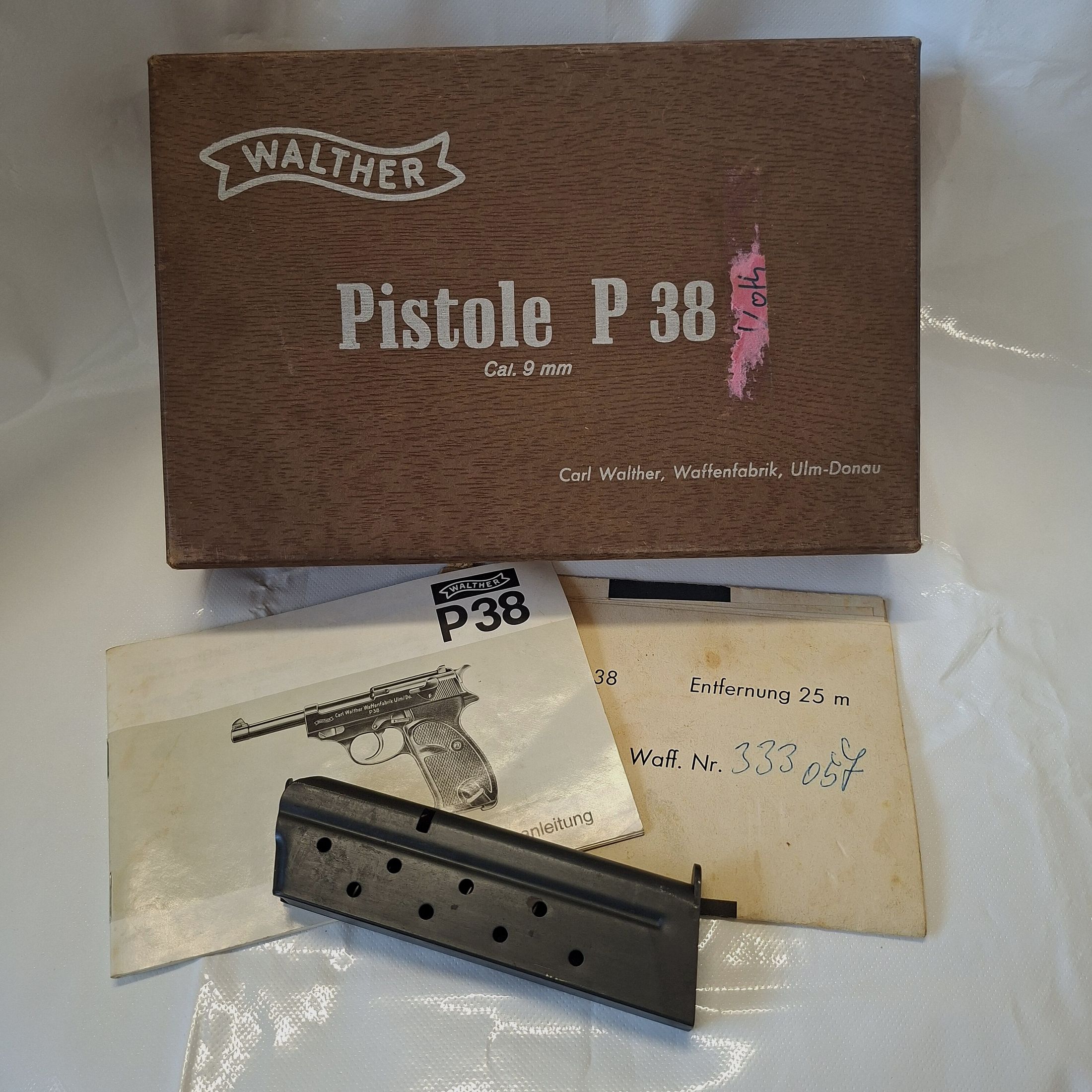 Walther P 38 et système interchangeable P 38 22 lr