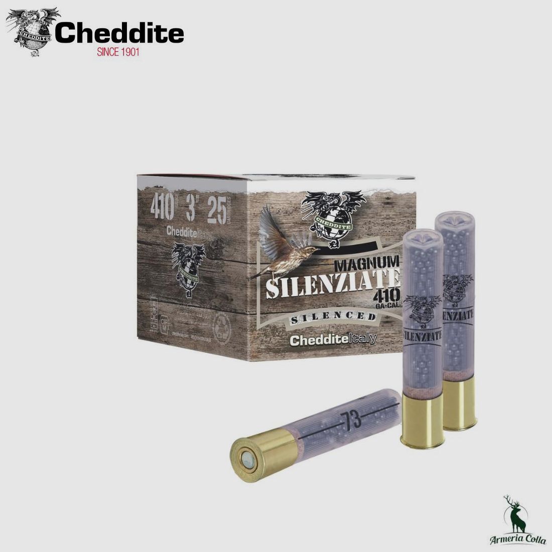 Cheddite Munitions Silencieuses Magnum 24g. cal. .410
