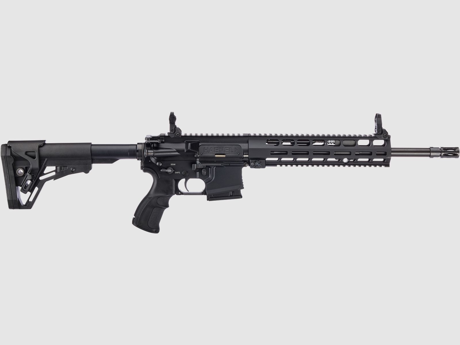 Haenel CR 223 M-LOK Handschutz Lauflänge 368 mm | Direktabzug | Handschutz lang | Schwarz | nicht sportlich zugelassen, Kal. .223 Rem.