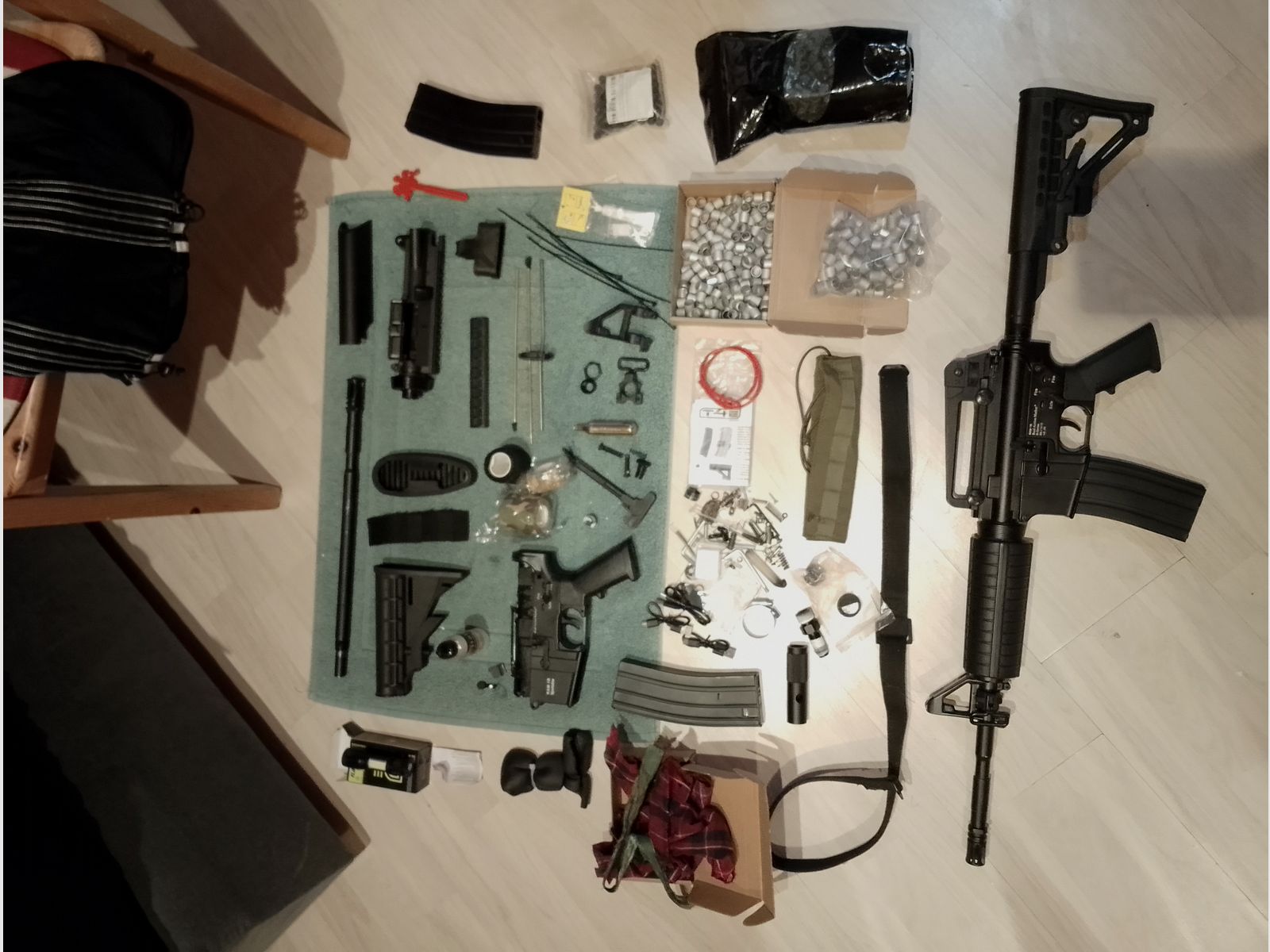 Letzte Chance! 2  .43 RAM Makierer Sturmgewehr 1R Gewehr Umarex CO2 Druckluft Set Sammlung Bastler Tausch inzahlungsnahme PCP Luftgewehr Pressluft Home Defense Festpreis 