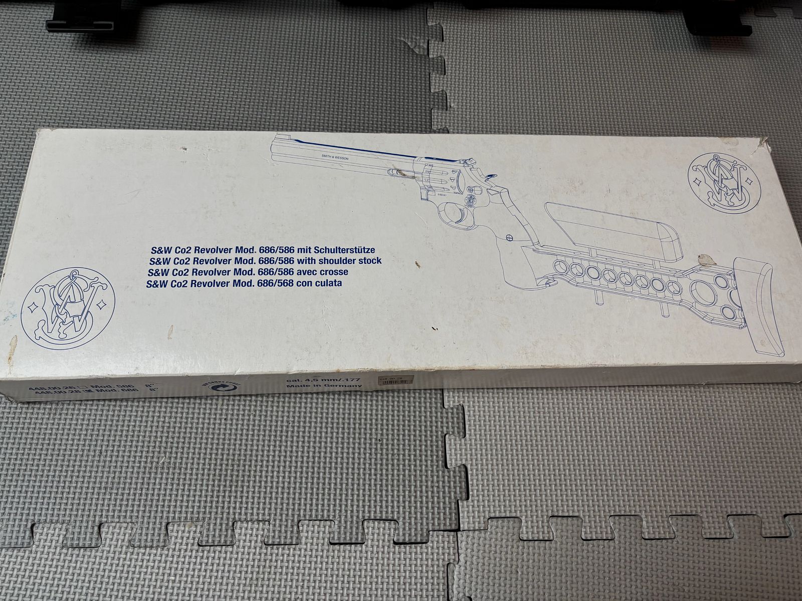 S&W Smith und Wesson 686 co2 Revolver 