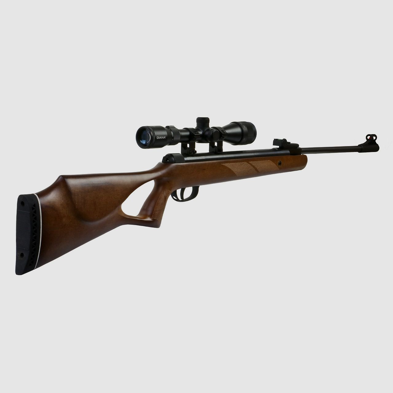 Knicklauf Luftgewehr Diana two-fifty Fiberoptik Lochschaft inklusive Diana Zielfernrohr 3-9x32 Kaliber 4,5 mm (P18)