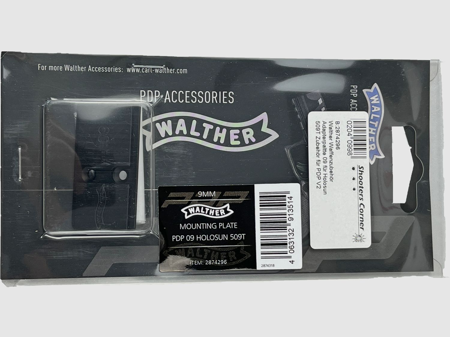 Walther Adapterplatte 09 für Holosun 509T PDP V2