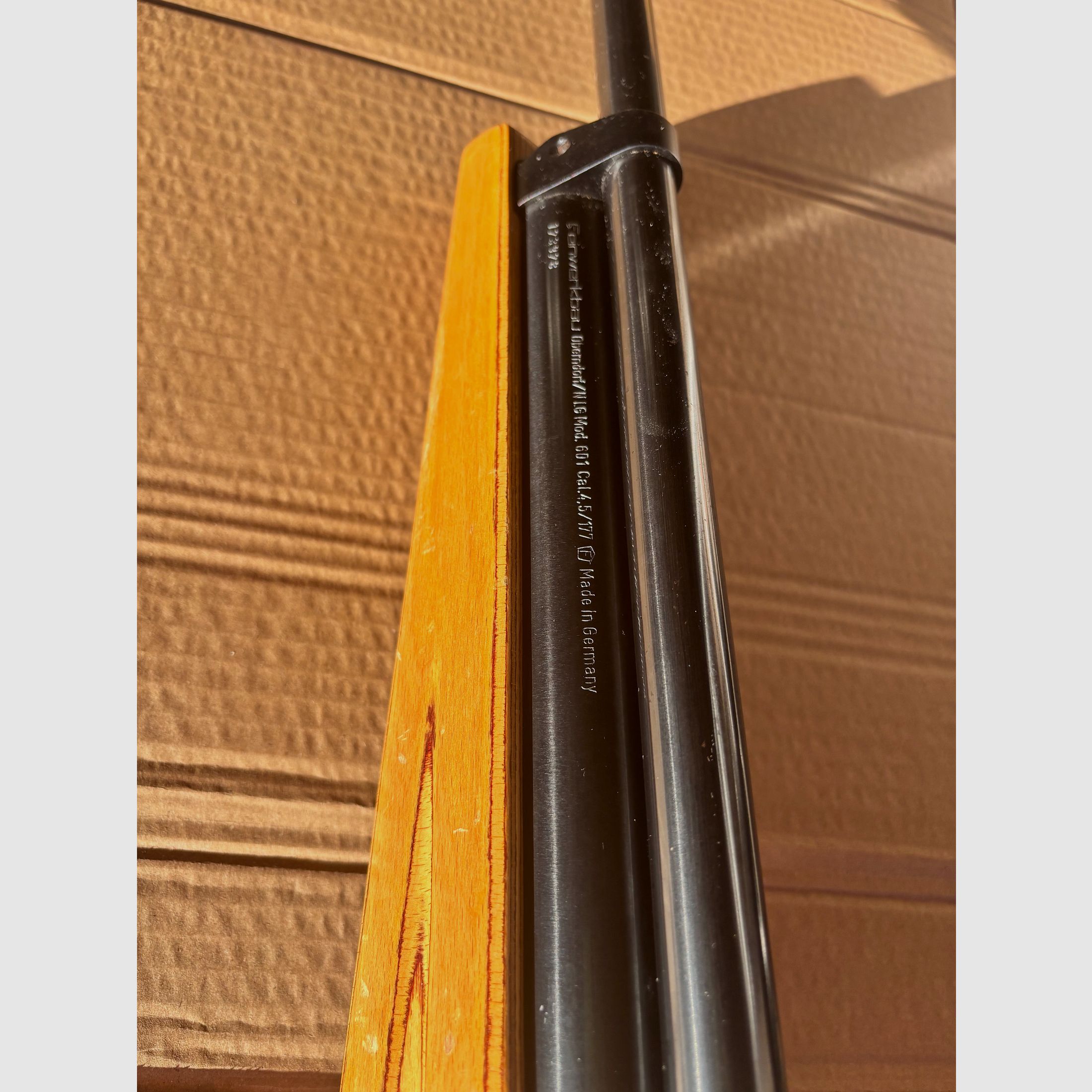 Fine work construction model 601 match air rifle/defective