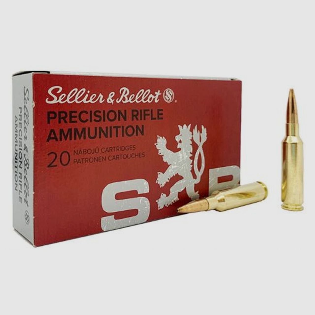 Sellier & Bellot – Munition / Precision Rifle Ammunition / 6.5 Creed Moor HPBT / 142gr / 9.2g / 20 Stück