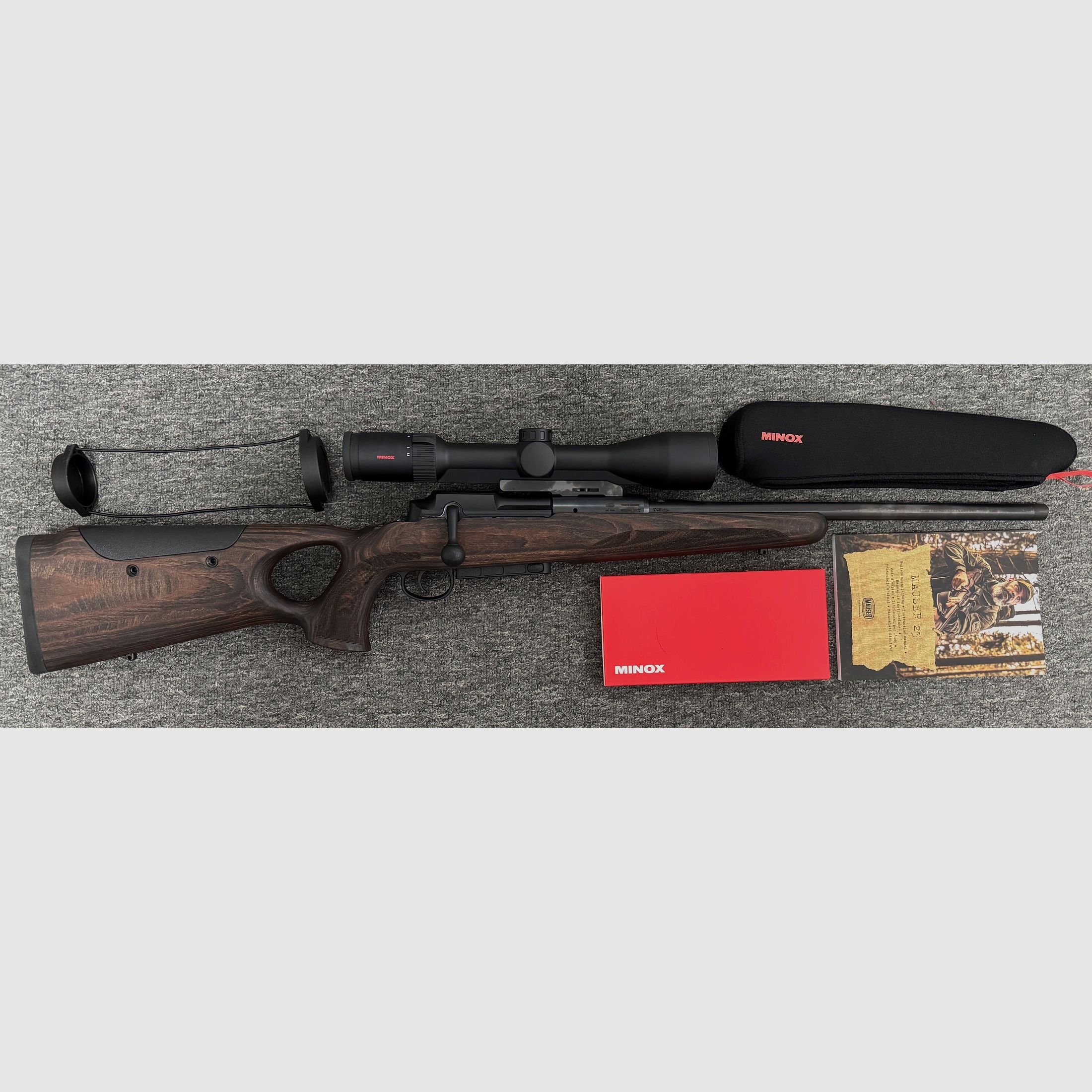 Mauser 25 - brandneu - Kaliber .308 mit Minox RS-4  2,5-10x50