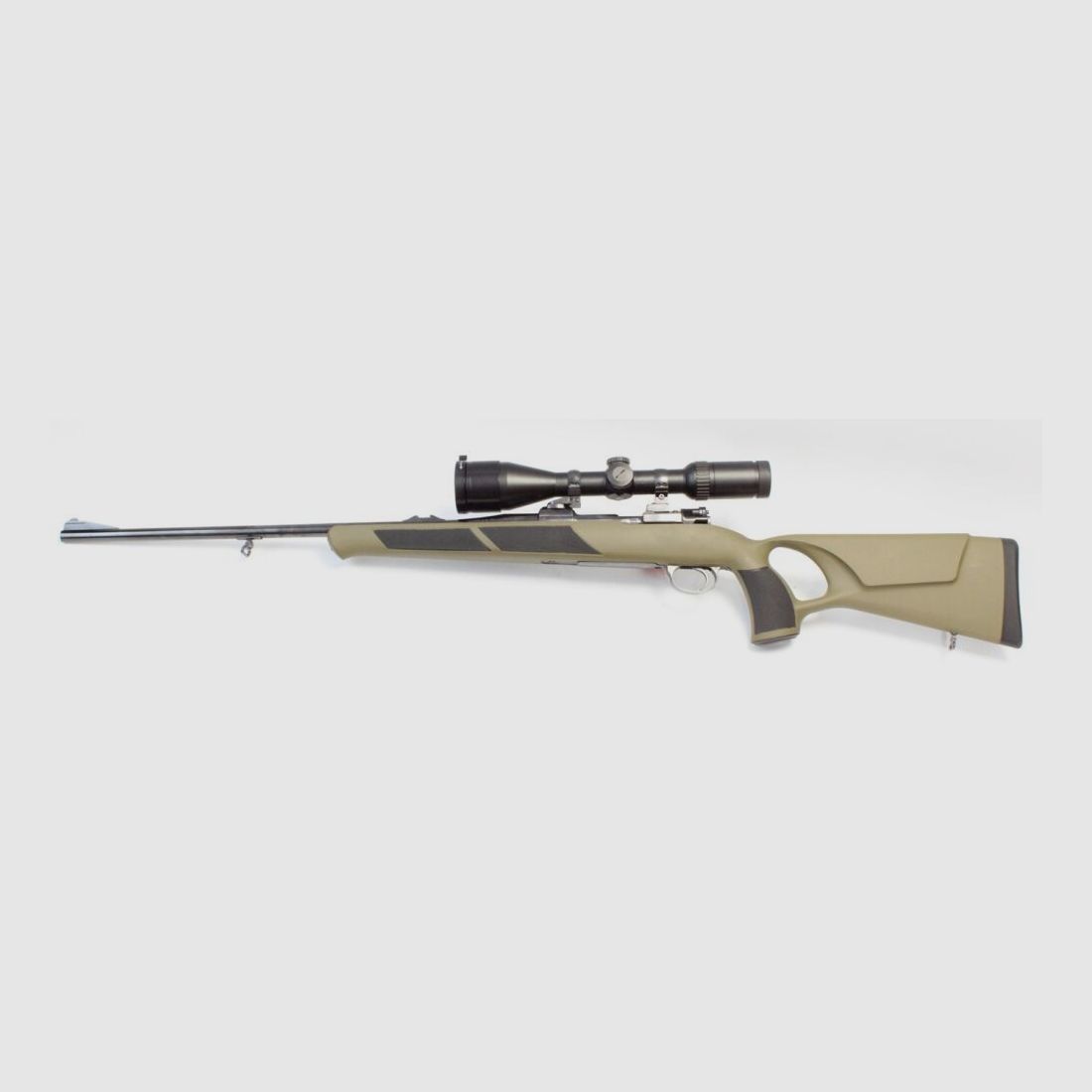 Mauser 98 mit Lochschaft und 2-12x50