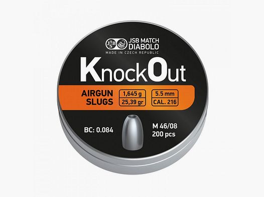JSB Knock Out Slug .216 / 5.50mm