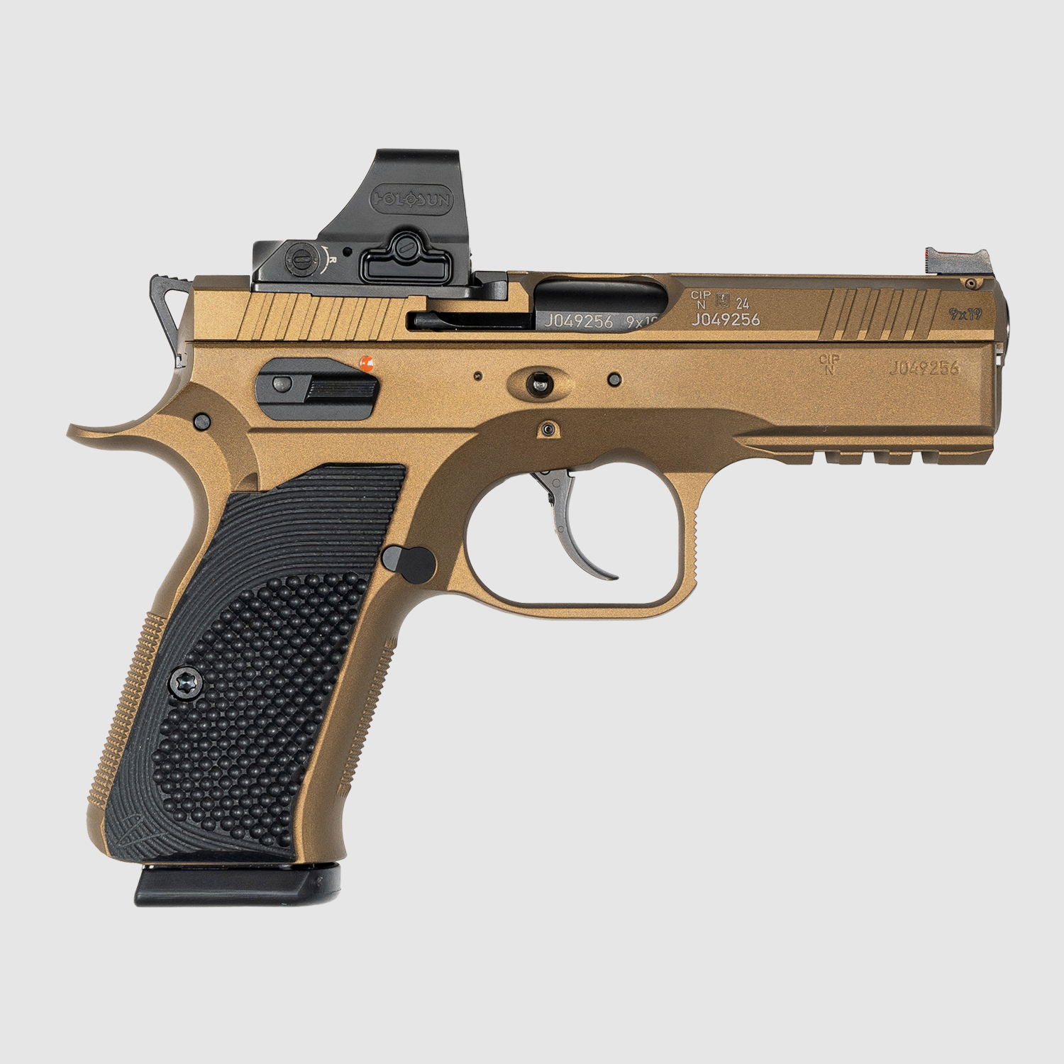 CZ Shadow 2 Compact 9 x 19 Bronze Pistol incl Holosun, image 2 of 2