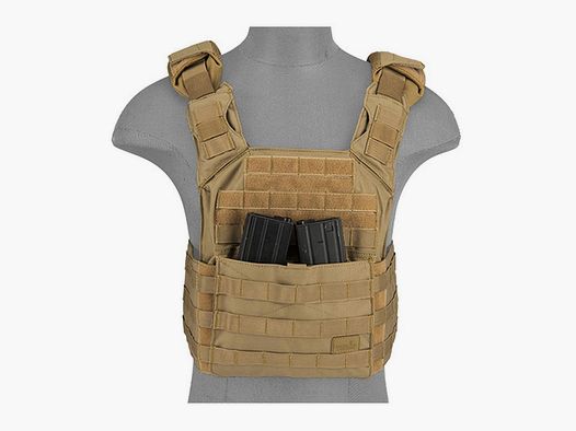 Plate Carrier Vest Lancer Tactical SPAC OD 1000D - Duurzaam en Modulair - Bescherming en Comfort in het Veld