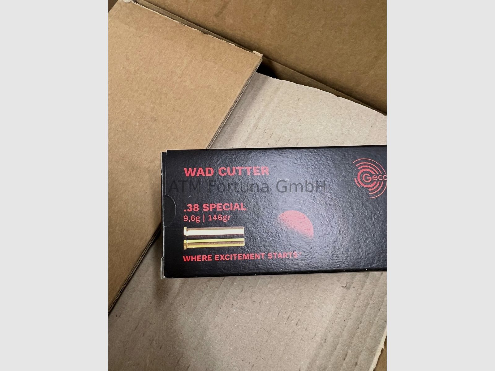 GECO .38 Special Plomb Wadcutter 9,59g/148grs