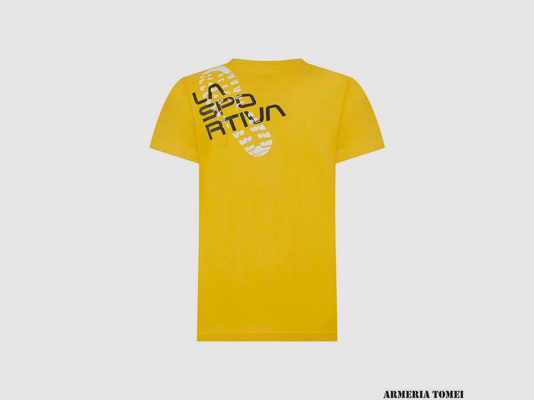 T-SHIRT – LA SPORTIVA – FOOTSTEP TEE Gelb, Bild 2 von 2