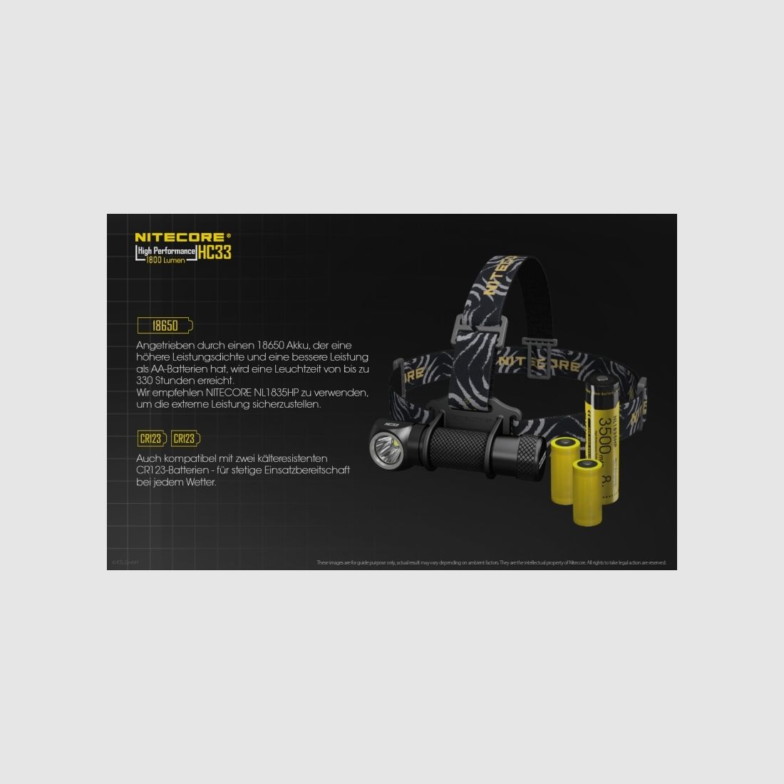 Nitecore HC33, Bild 8 von 12
