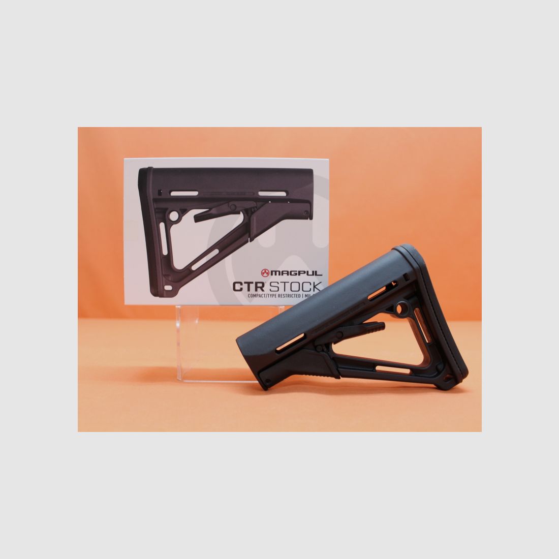 AR-15: Buttstock Magpul CTR (MAG310-BLK) MILSPEC Carbine Stock Polymer Black/ Schubschaft schwarz