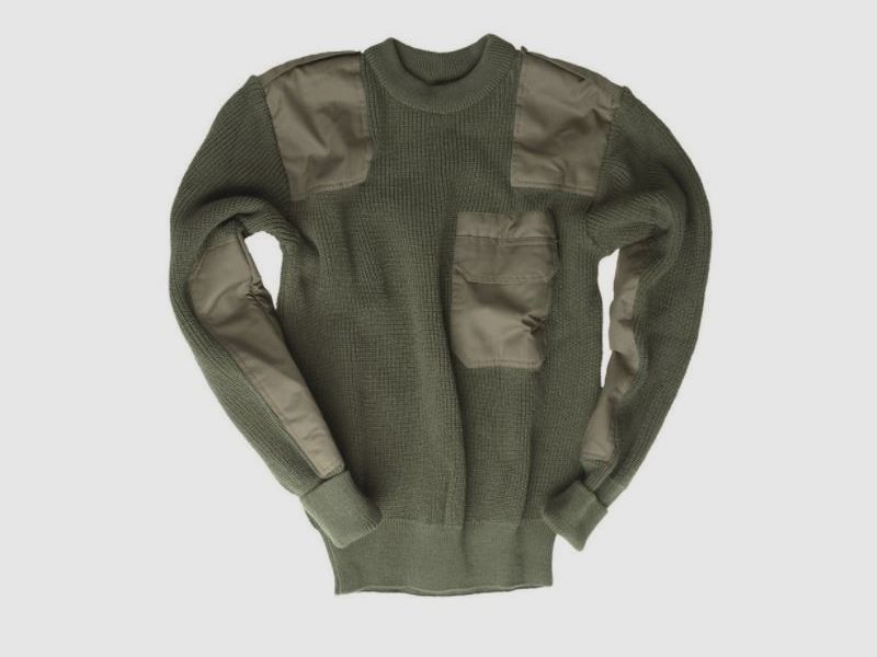 BW PULLOVER NACH TL - OLIV - POLYACRYL