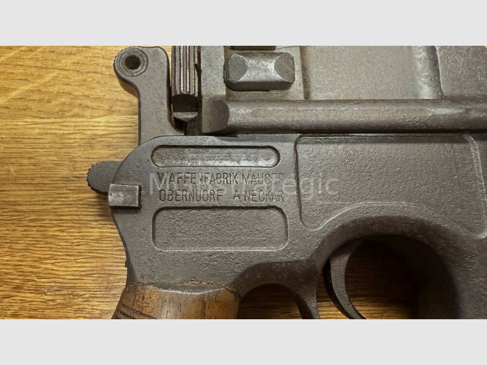 Mauser C 96 - halbautom. Pistole 7,63mmMauser Waffenfabrik Mauser Oberndorf A. Neckar