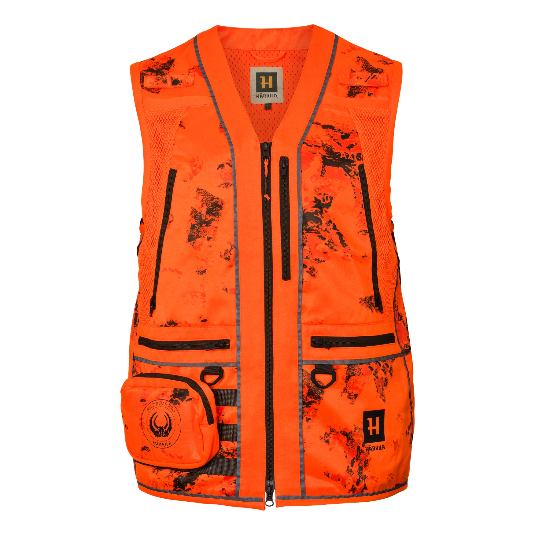 Kamizelka HARKILA Wildboar Pro Blaze camo AXIS MSP Orange (111540182), billede 8 af 8