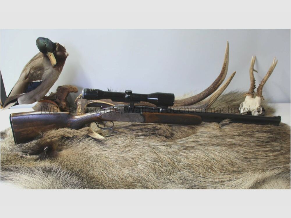 Antonio Zoli with long side plates - women's weapon with a stock length of 34 cm 7x57R; 16/70