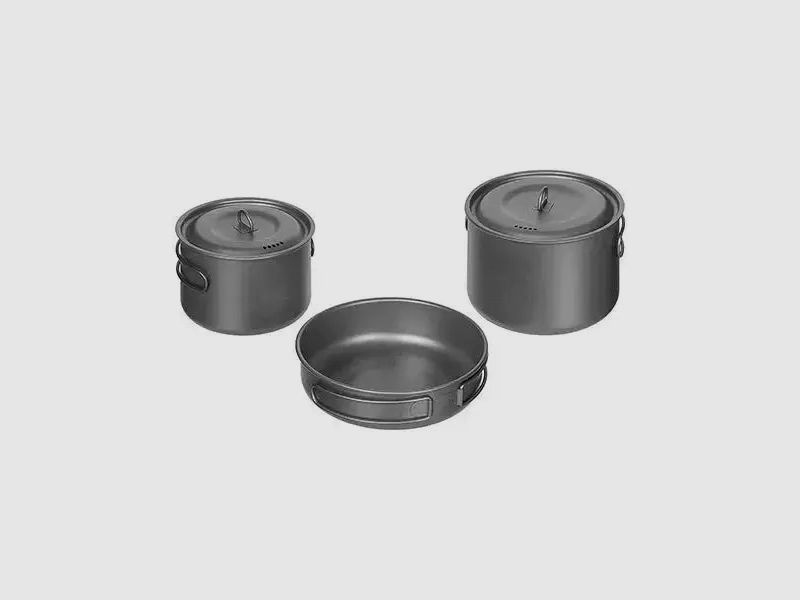 Fox Outdoor Fox Outdoor Ensemble de Cuisine Titan 5 Pièces