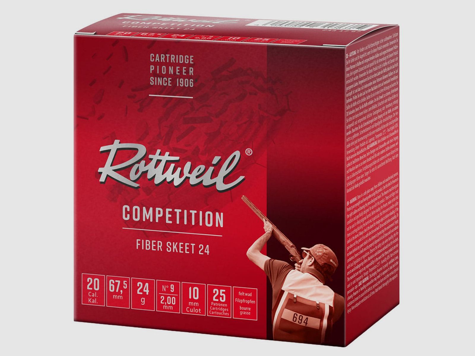 Rottweil 20/67,5 Fiber Skeet 24 2,0mm - 24g