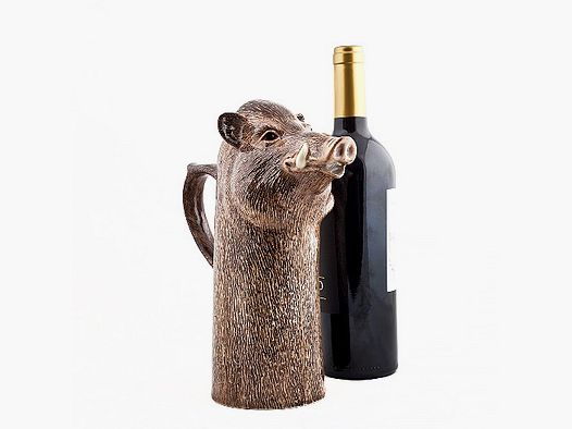 Lovergreen Porzellan Motiv Wein-Krug Motiv: Keiler
