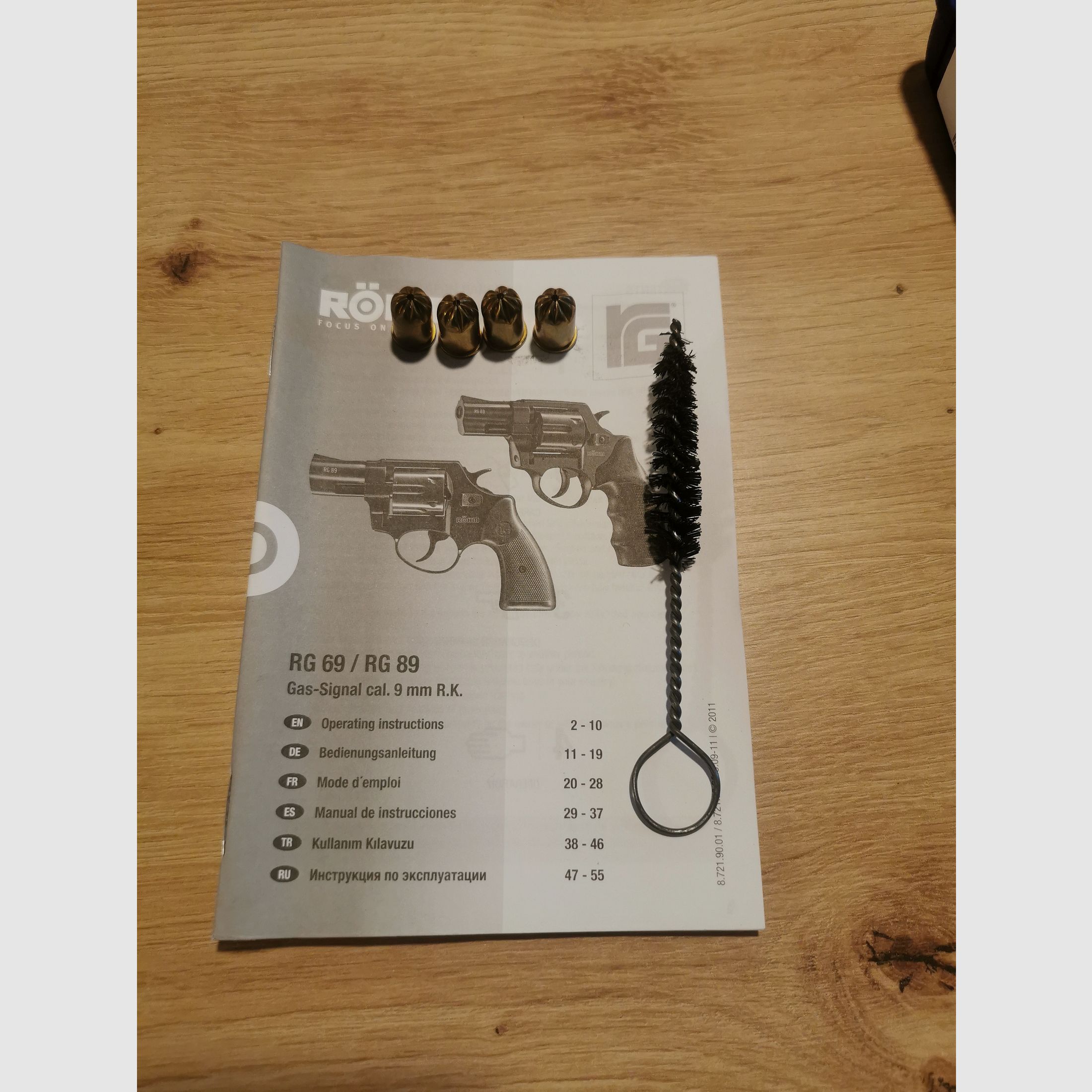 Röhm RG 89 mit Abschussbecher für Signalmunition 
