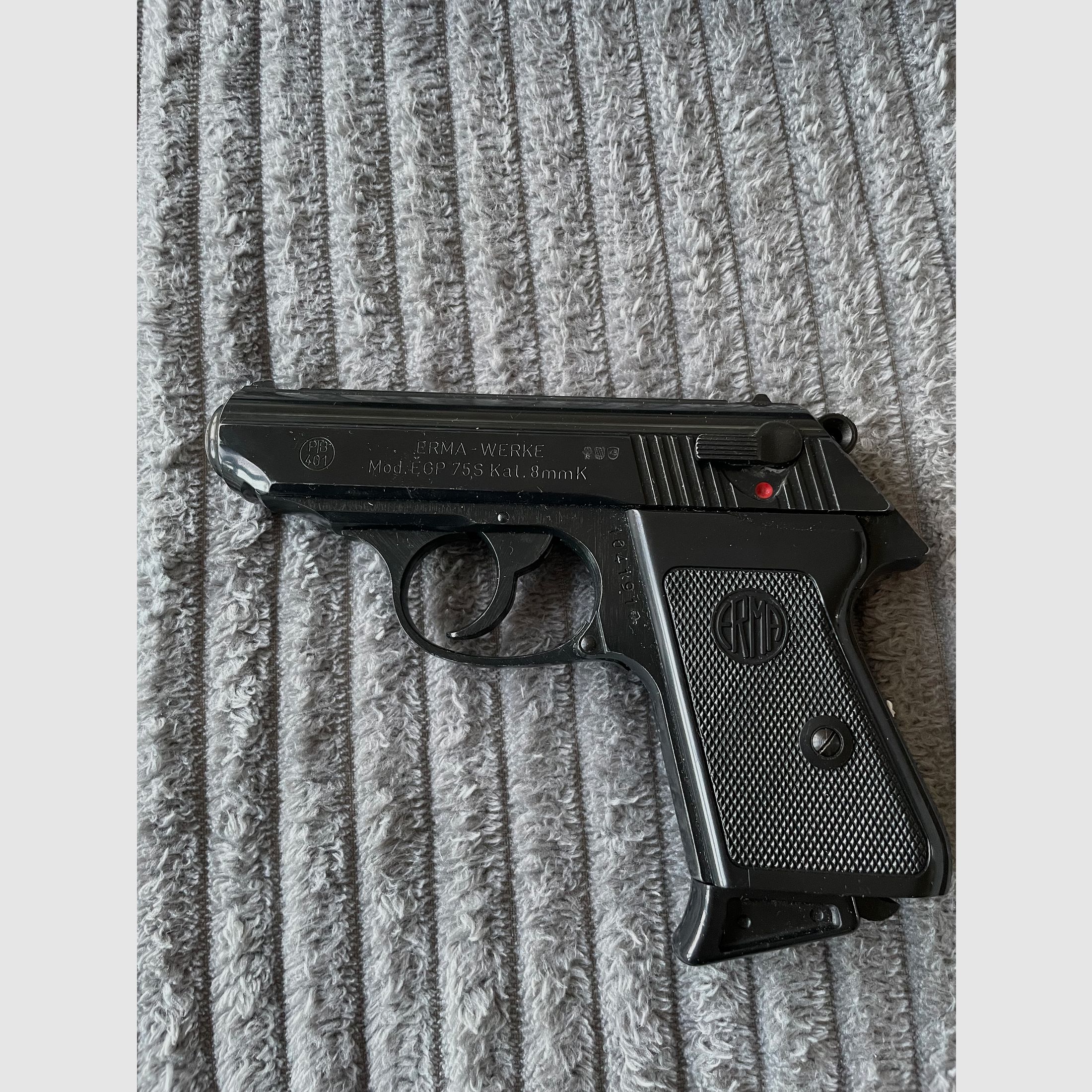 ERMA EGP 75S Kal.8mmK Originele verpakking Ideaal voor verzamelaars Topstaat