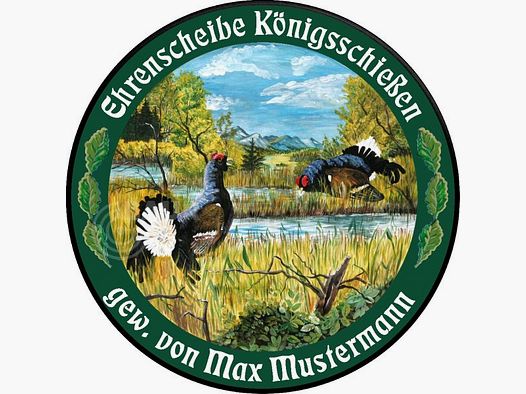 Schützenscheibe ECO-LINE Motiv 216