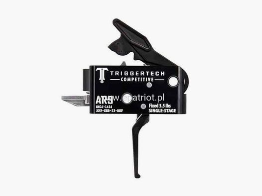 TRIGGERTECH AR9 Wettkampf-Abzug – Flat – PVD Black – einstufig