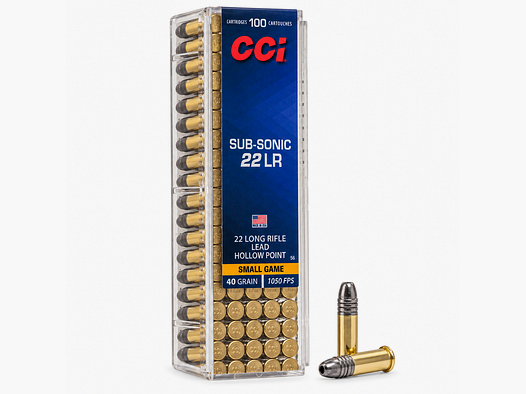 CCI SUB-SONIC HP CALIBRO 22 LR